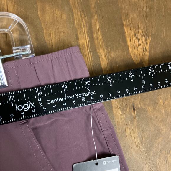 Eddie Bauer Womens Traveler Pants Maeve Berry Pull On High Rise Ankle Stretch XL - Picture 6 of 11